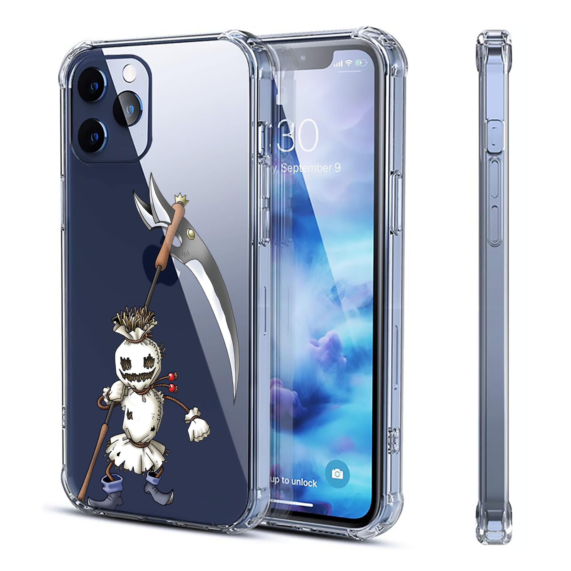 （画像用） ドラゴンクエスト Doragon Kuesuto Dragon Quest 【iPhone 12シリーズ対応】透明スマホケース（クリアソフトケース）